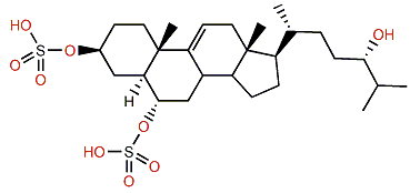 5a-Cholest-9(11)-en-3b,6a-diol 3,6-disulfate